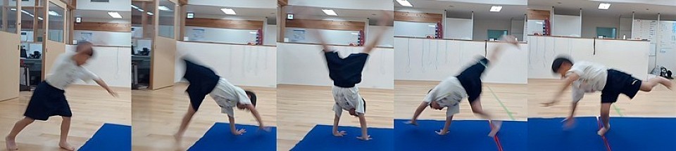 【5月：マット運動】小～中～大！日々の練習の積み重ねでここまで大きく側転を回れるようになったOちゃん！
