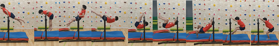 徳島駅前こども体操教室、「け上がり」が出来た子、初めてです！！！