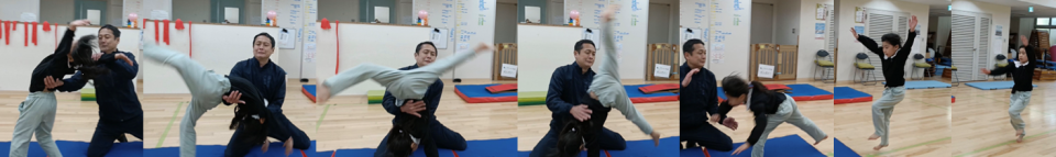 ハンドスプリング、動きがしなやかですね！鈴井