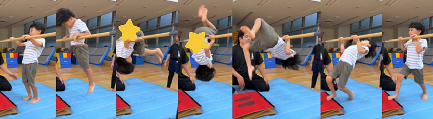【逆上がり】Y君、見事逆上がり合格！さすがヨコミネキッズ、本気で楽しんでいるのが伝わってきます(⌒∇⌒)　藤田